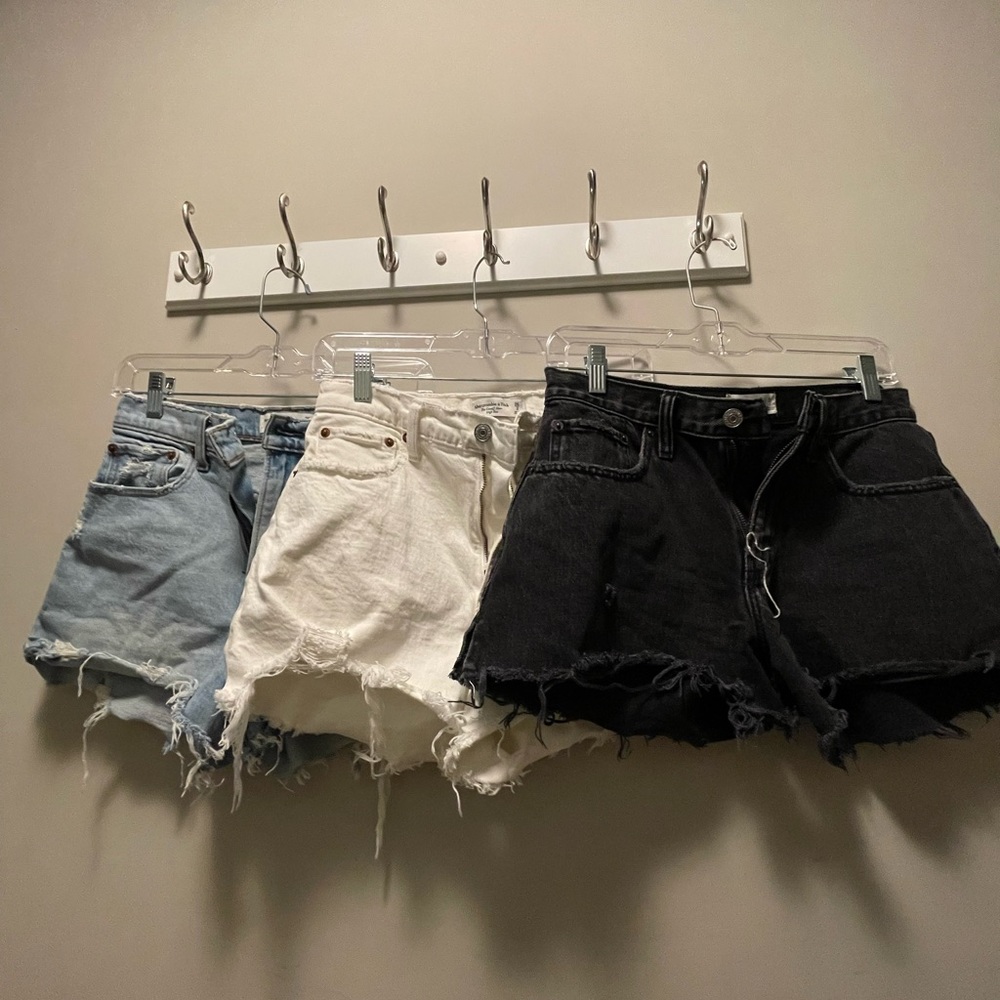 Abercrombie and Fitch Curve Love jean short set